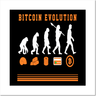 Bitcoin Evolution Posters and Art